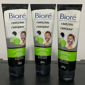 3 Biore Charcoal Whipped Purifying Mask